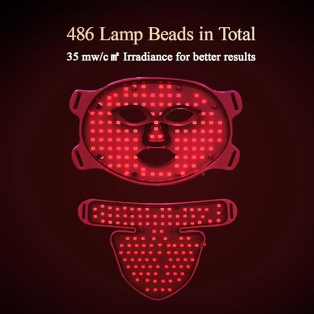 The 486-LED Light Therapy System That Erases Years from Your Face & Neck