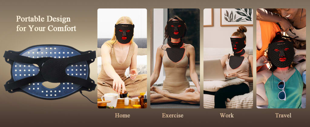 The 486-LED Light Therapy System That Erases Years from Your Face & Neck