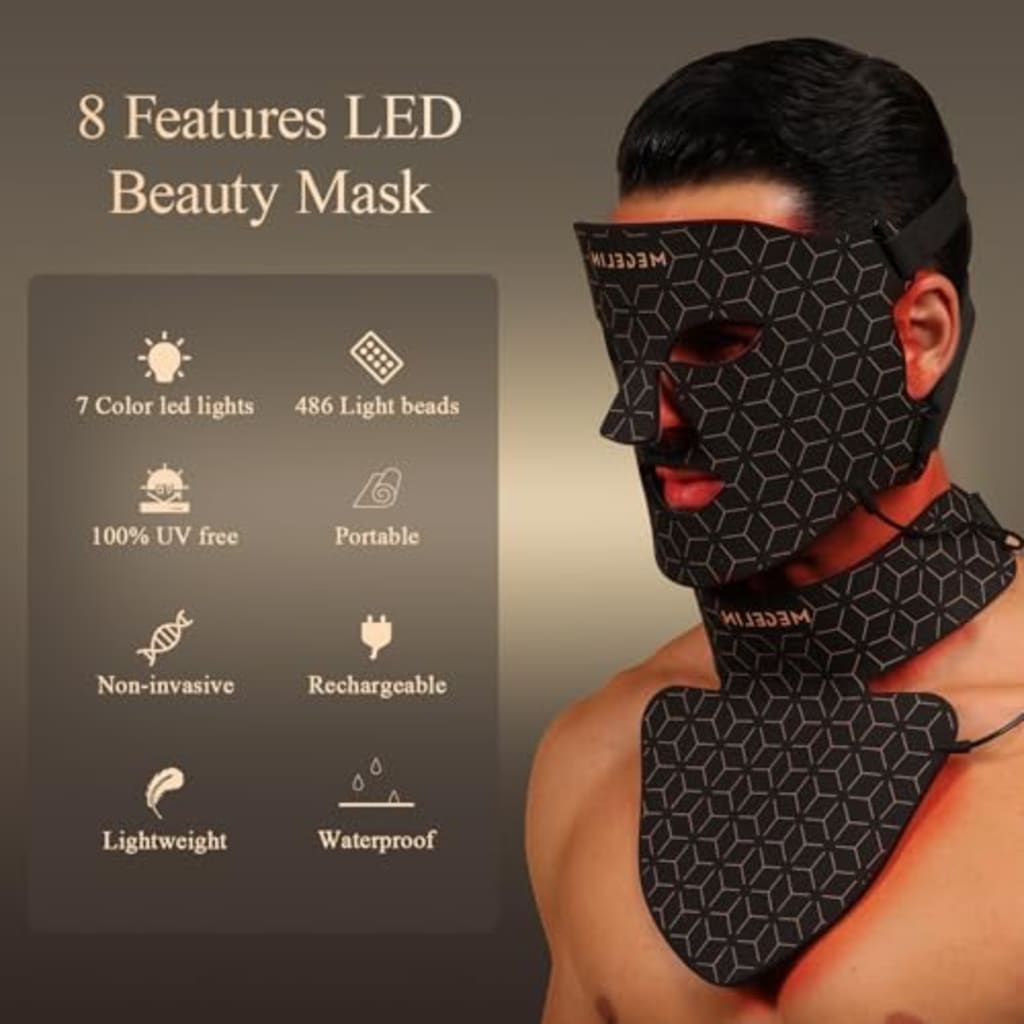 The 486-LED Light Therapy System That Erases Years from Your Face & Neck