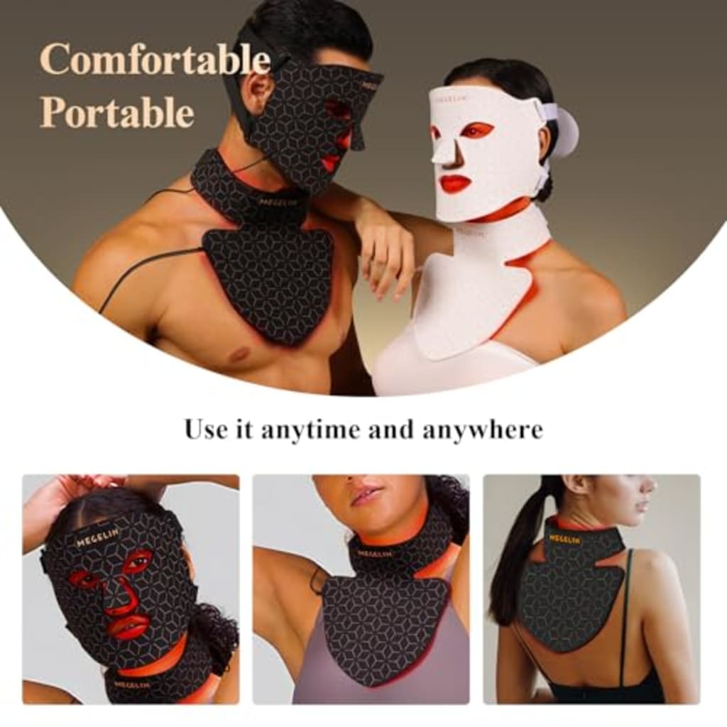 The 486-LED Light Therapy System That Erases Years from Your Face & Neck
