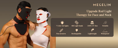 The 486-LED Light Therapy System That Erases Years from Your Face & Neck